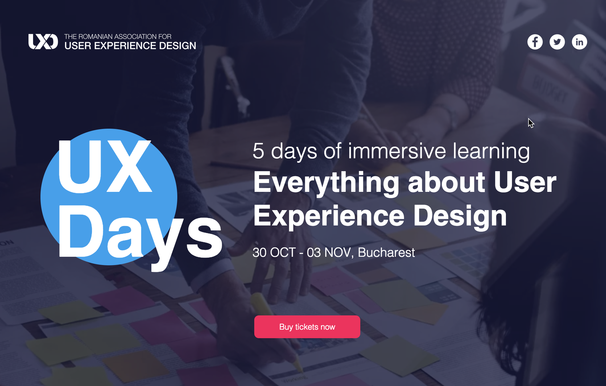 UXDays: User Experience Workshops in Bucharest